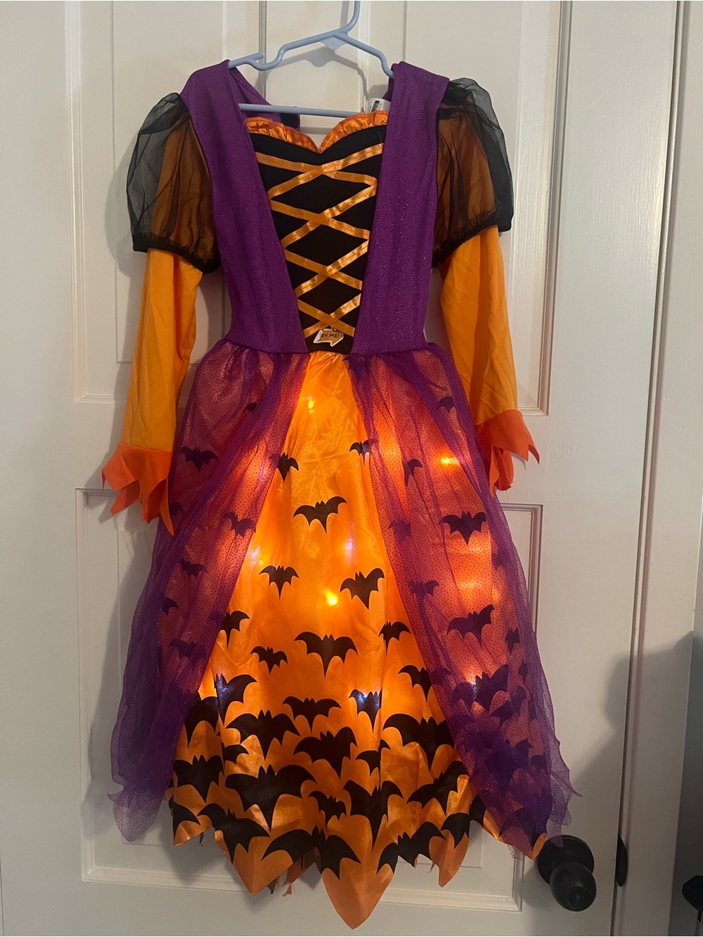 Girls Light-Up Witch Halloween Costume Size Small – 4 Piece Set new